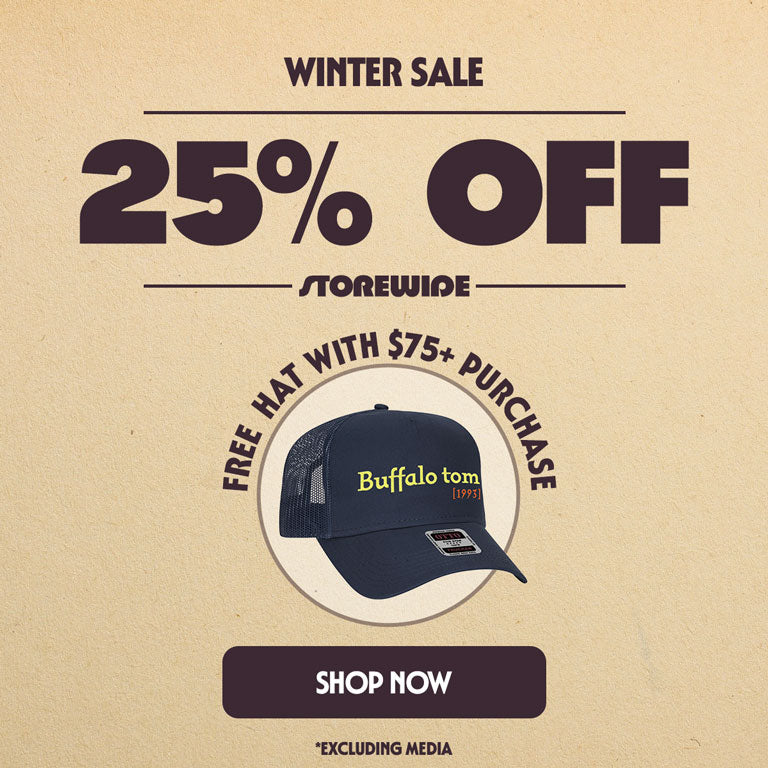 Winter Sale 25% Off Storewide (excluding Media) - Shop Now. Free Hat with $75 purchase.